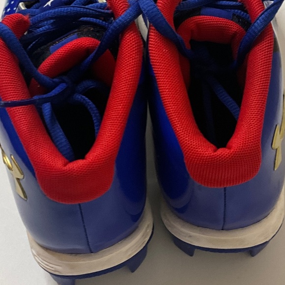 Under Armour Kids Sneakers with Blue and Red Stars - Picture 4 of 5